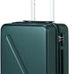 MILADA Carry On Luggage 22x14x9 Airline Approved Hard Shell Suitcases TSA Approved Carry On Luggage With Wheels 20 inch Carry On Suitcase Travel Luggage Carry On Bag, Blackish Green