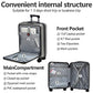 20 Inch Carry On Luggage with Front Pocket