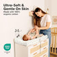 2 Pack Organic Changing Pad Covers for Girl (2 Count)