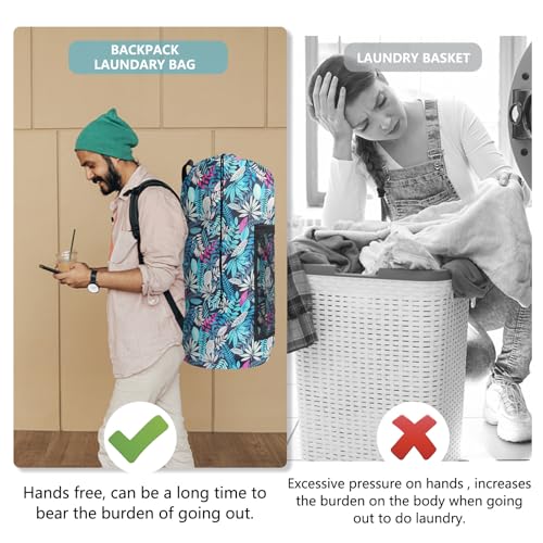 Portable with Adjustable Shoulder Straps Travel Dirty Laundry Bag