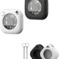 Air Tracker Tags-2 Pack, 5.3 Bluetooth Tracker Work, 100dB Sound, Smart Tag with Keychain/Lanyard, Item Finder for Luggage/Key/Suitcase, Replaceable Battery, Black.White，with Apple Find My (iOS Only)