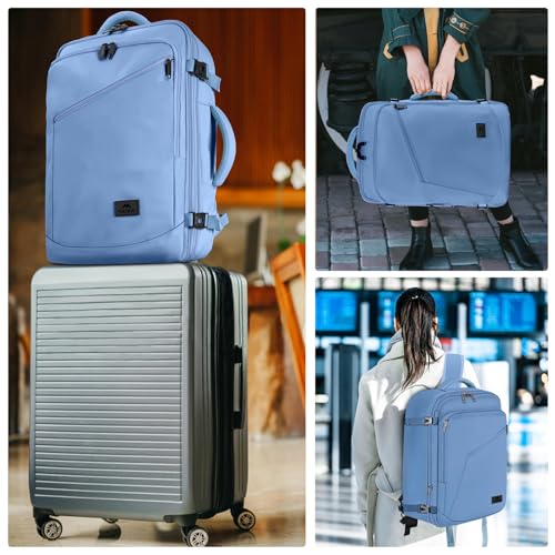 Carry on Backpack with Hide Away Shoulder Strap for Travel