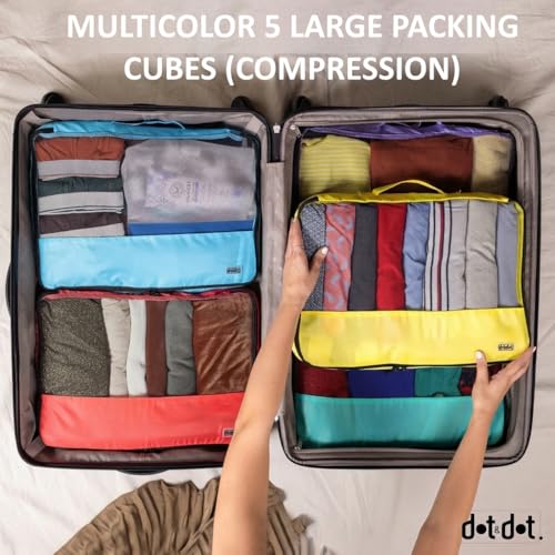 Large Packing Cubes for Travel (5 Count)