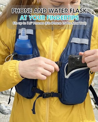 Foldable Small Hiking Backpack with 3 Strap Pockets