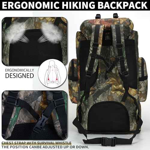 Hiking Backpack for Men 70L