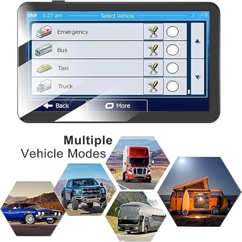 2025 Car GPS Navigator 2.5D Touchscreen 7inch Car GPS