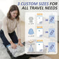 Travel Vacuum Storage Bags with Rechargeable Cordless USB Pump