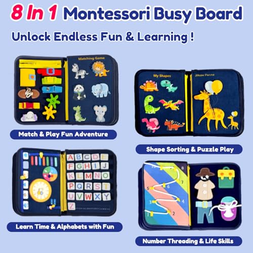 Toddler Busy Board Montessori Toys