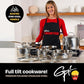 10 Piece Stainless Steel Cookware Set