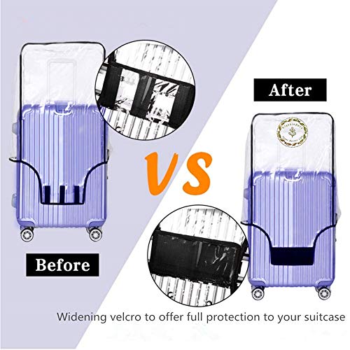 30 Inch PVC Clear Suitcase Cover