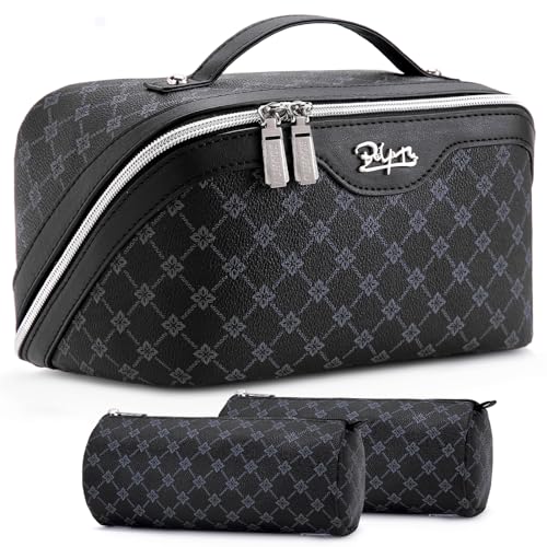 Travel Makeup Bag Cosmetic Bags for Women (3 Count)