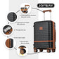 Luggage Set 3 Piece Suitcase Sets with Spinner Wheel (6 Count)