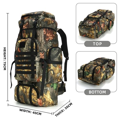 70L Camping Hiking Backpack Tactical Military Backpack Molle Rucksack for Outdoor