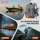 All Weather Waterproof Fishing Backpack & Waterproof Tackle Box