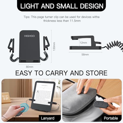 Remote Control Page Turner and Stand for Kindle Paperwhite Oasis eReaders