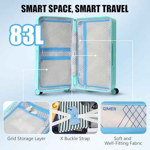Large capacity Luggage Sets 2 Piece (2 Count)