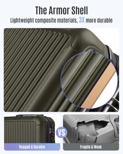 20 Inch Carry On Luggage 22x14x9 Airline Approved