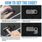 Pistol Safe Portable Travel Gun Safe