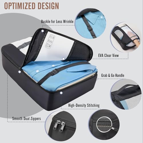 10 Set 8 Set Packing Cubes for Travel Essentials (8 Count)