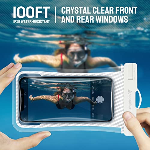 Waterproof Phone Pouch [Floating Airbag Design] Universal IPX8 Cellphone Case Dry Bag with Lanyard for iPhone 16 15 14 13 Pro Max Galaxy S24 S23 Phones Up to 6.9'' for Beach Vacation