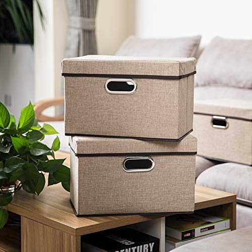 Collapsible Storage Cubes with Lids [3 (3 Count)