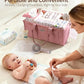 Pink Diaper Caddy Organizer