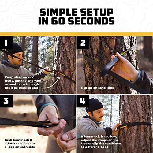 Hammock for Camping Double Hammocks Gear for The Outdoors Backpacking Survival or Travel
