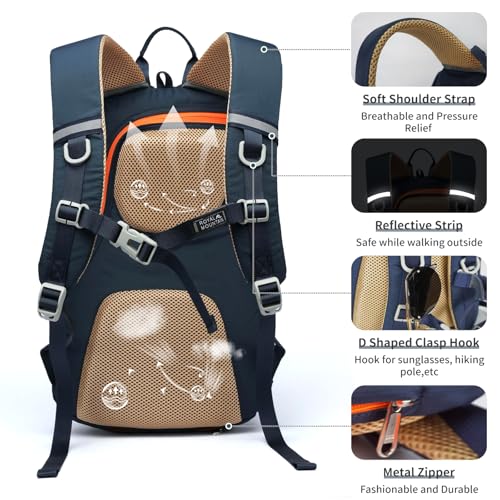 Hiking Backpack 30L Foldable Travel Daypack For Women Men