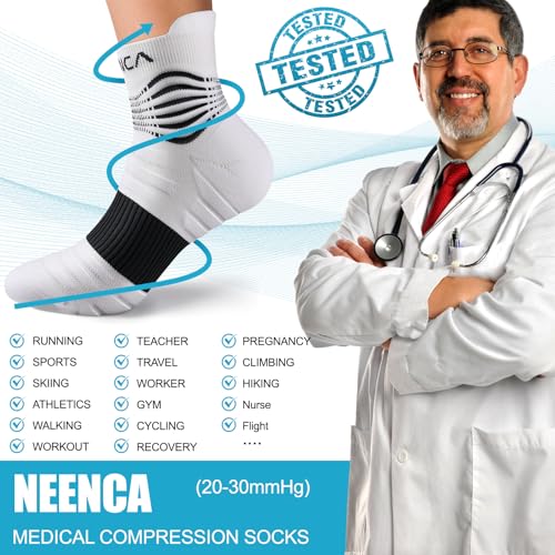 Professional Compression Socks for Women Men Circulation (2 Paris)