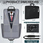 Garment Bags for Travel Carry On Garment Bag for Hanging Clothes