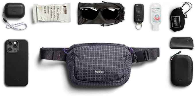 Bellroy Lite Belt Bag (versatile crossbody bag, fanny pack) - ArcadeGray