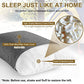 Memory Foam Travel Pillow Compressible Camping Pillow for Sleeping Shredded Memory Foam Pillow Compact Firm Supportive Travel Pillow for Adults Kids Outdoor Backpacking Hiking Essential Gear