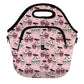LunchTote Zippered Bag Insulated Neoprene Caddy (Bad Seed / X-Large 6.5 Quart Lunch Tote)