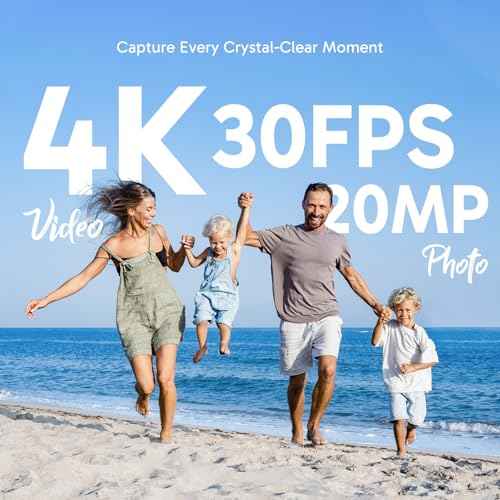 Brave 4 Action Camera with Floating Hand Grip and Carrying Bag Bundle