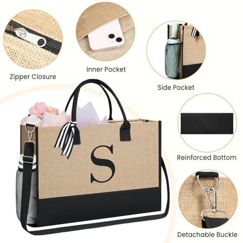 Personalized Initial Tote Bag