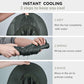 Cooling Sun Hat for Men Women UPF50+ Wide Brim Fishing Hat with Neck Flap Adjustable Foldable Bucket Hat for Hiking Black
