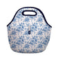 LunchTote Zippered Bag Insulated Neoprene Caddy (Like Fine China / Large 4.5 Quart Lunch Tote)