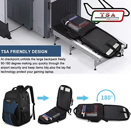 Extra Large Travel Laptop Backpack for Men 55L