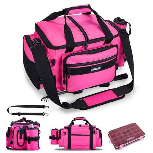 Fishing Tackle Bag with 2PCS 3700 Tackle Boxes