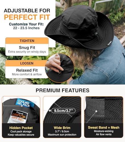 Wide Brim Sun Hat for Womens and Mens Sun Hats