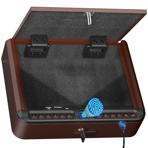 Smart Gun Safe for Handgun with Fingerprint