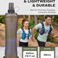 Soft Flask 500ml Collapsible Running Water Bottles (2 Count)