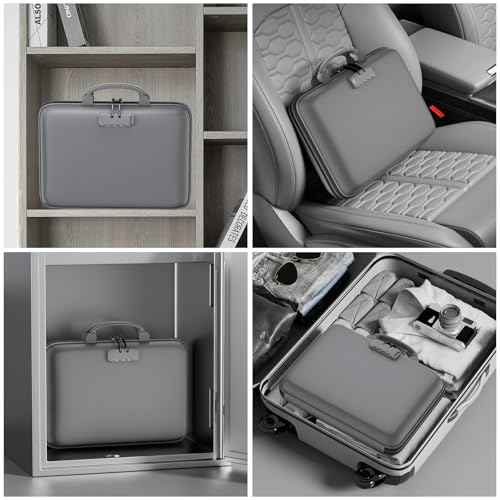 Fireproof File Organizer with Lock