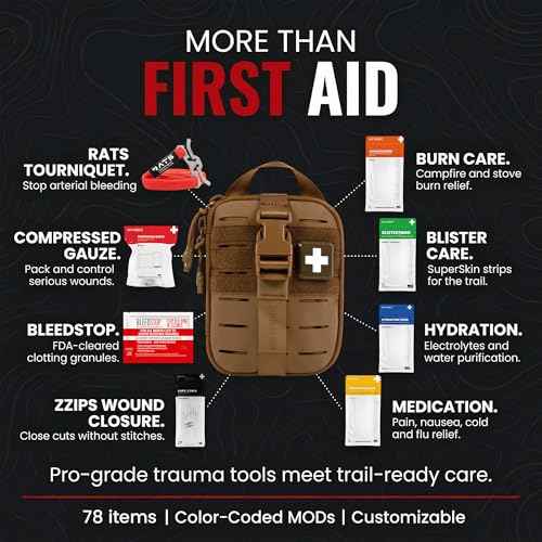 Sidekick Pro Camping Hiking and Backpacking First Aid Kit