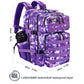 Military Tactical Backpack for Men and Women 45L Army 3 Days Assault Pack Bag Large Rucksack with Molle System Purple White
