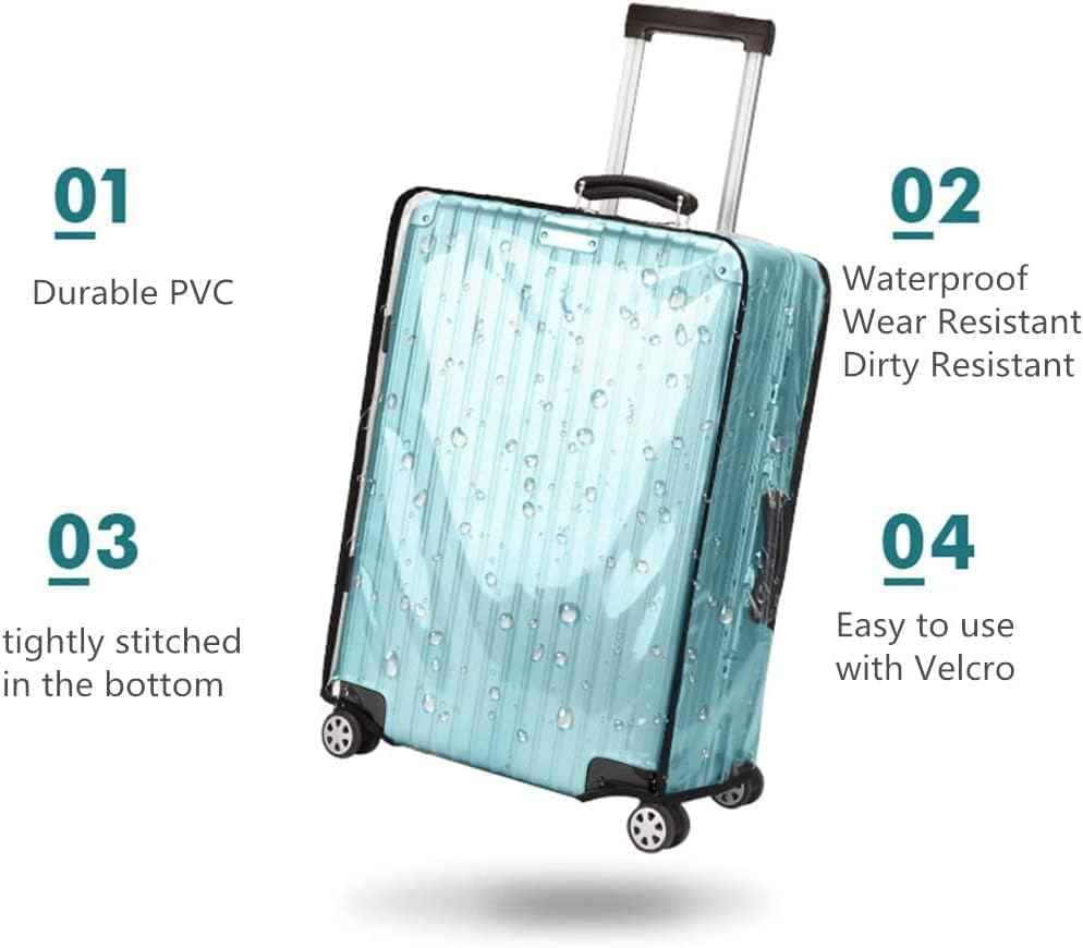 24 Inch Waterproof Clear Suitcase Cover