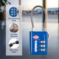 TSA Accepted Indicator Luggage Lock (4 Count)
