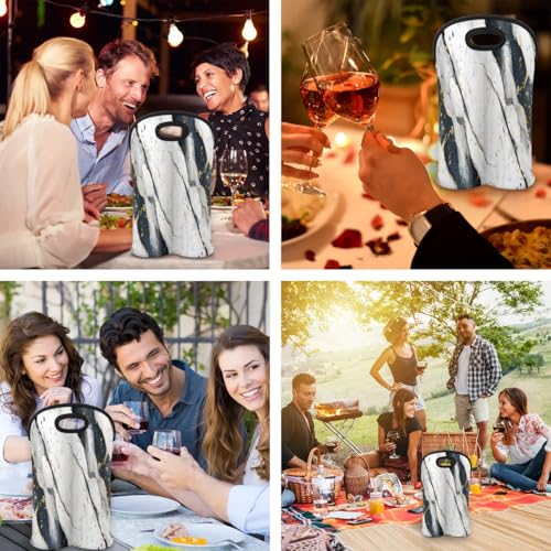 Wine Carrier Tote Personalized Bag for 2 Bottles
