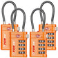Open Alert TSA Approved Luggage Locks (4 Count)