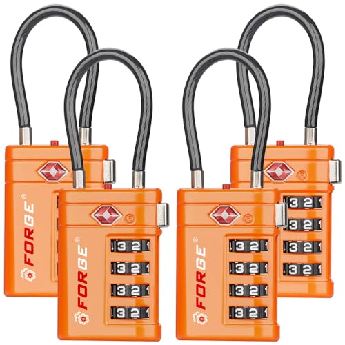 Open Alert TSA Approved Luggage Locks (4 Count)